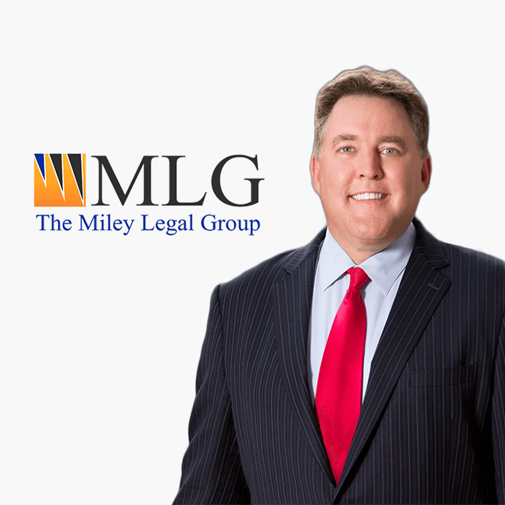 Service page featured image with Time Miley and The Miley Legal Group logo.